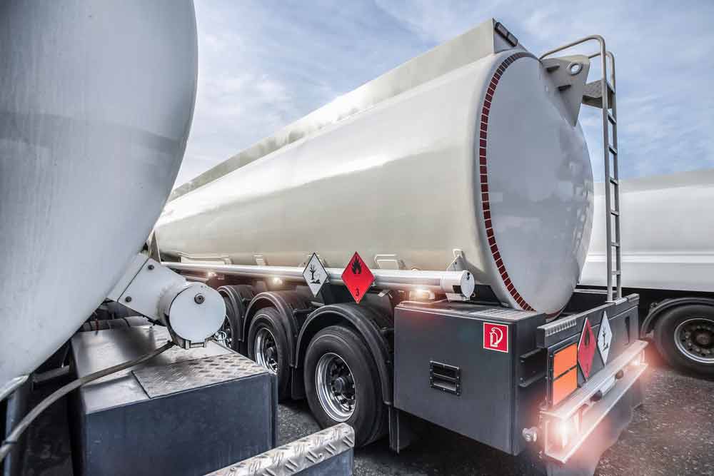 Portable Fuel Tank In A Transporter