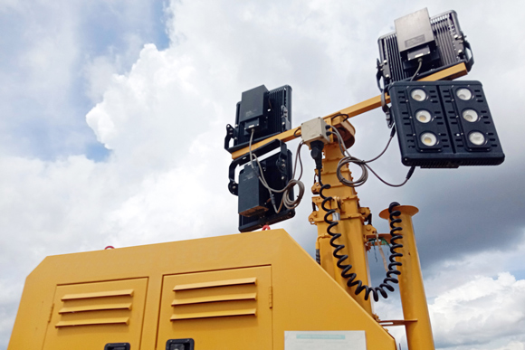 Construction Site Lighting Stand — Equipment Hire in Rockhampton, QLD