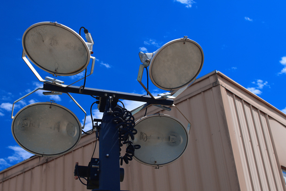 Gas Generator Spot Light — Equipment Hire in Townsville, QLD