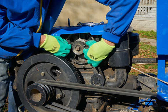 Replacing A Worn Cracked Generator Belt — Equipment Hire in Gladstone, QLD