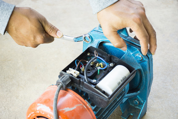 Working On Equipment Generator Repair — Equipment Hire in Gladstone, QLD