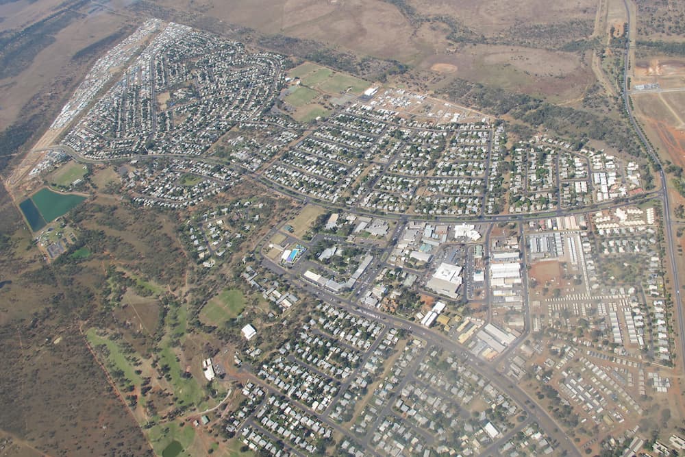 Aerial View of Moranbah — Equipment Hire in Moranbah, QLD