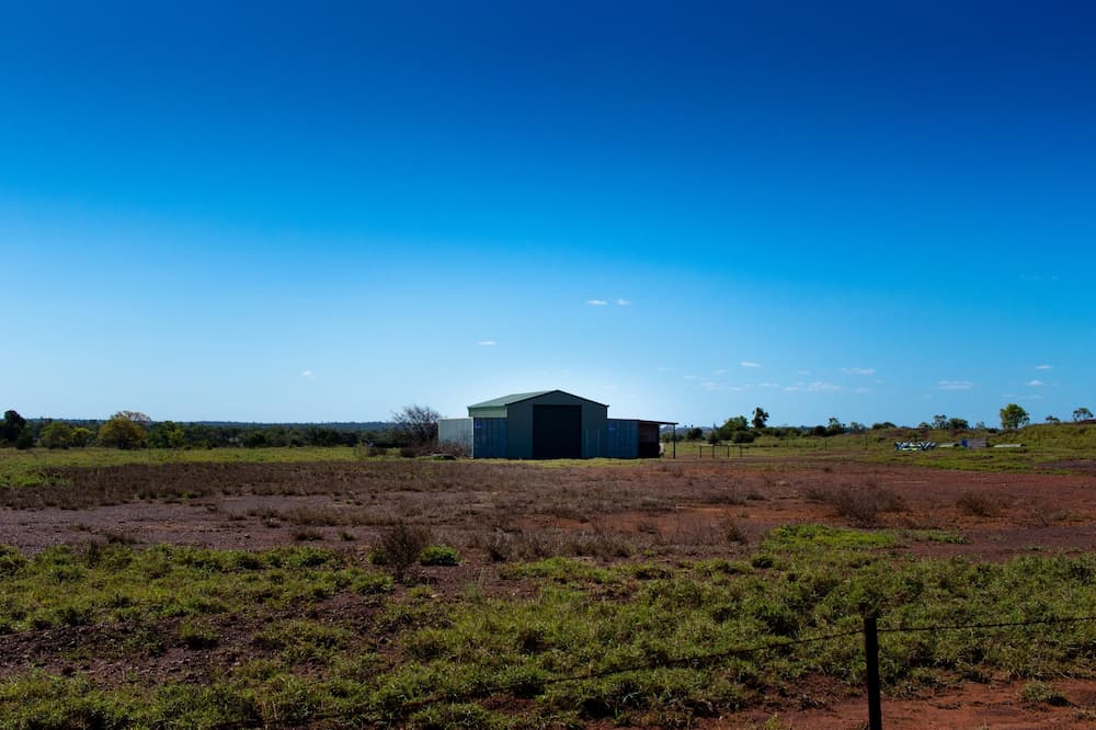 Isolated shed in the middle of the bush, Moranbah Queensland Australia — Equipment Hire in Moranbah, QLD