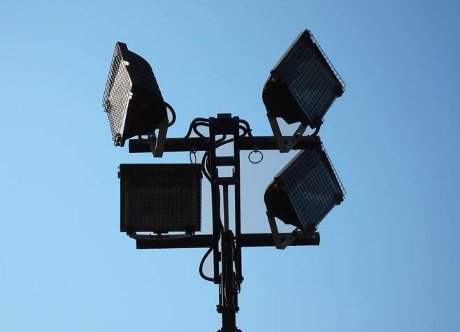 Portable Industrial Working Light — Equipment Hire in Gladstone, QLD