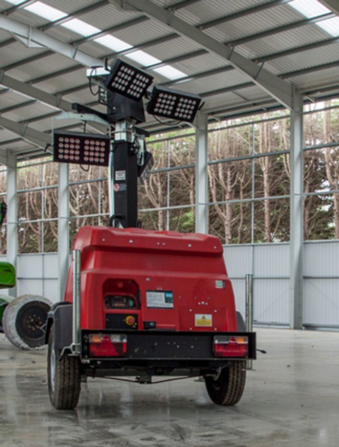 Portable Light Tower Generator — Equipment Hire in Townsville, QLD