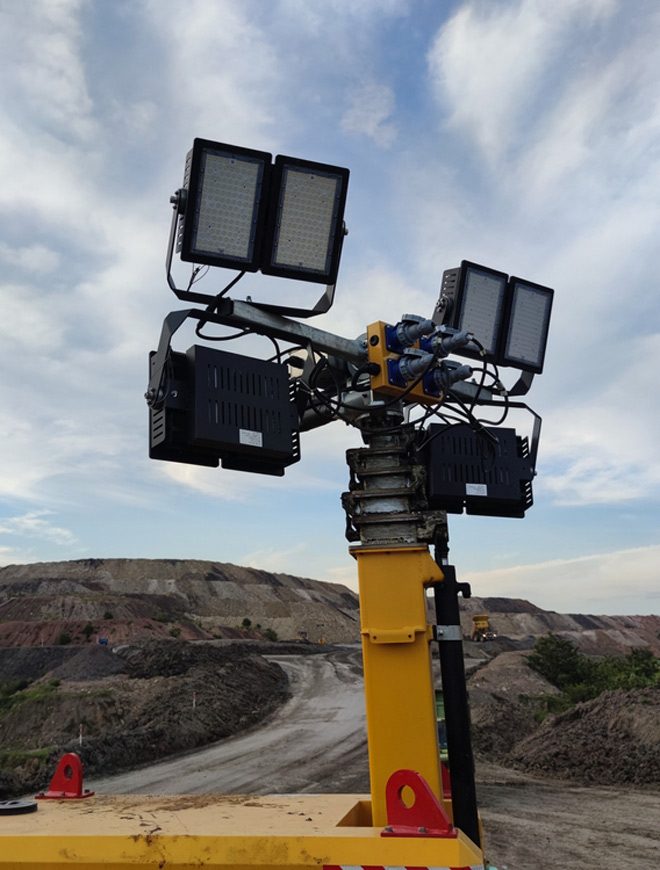 Portable Led Light Tower — Equipment Hire in Rockhampton, QLD
